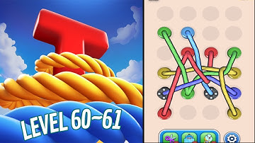 🏅 TWISTED TANGLE 🤪 Level 60 ~ 61 🧩 Gameplay Walkthrough