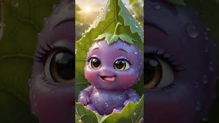 Baby Grape Waking Up ASMR #relaxing #cuteai #asmr #oddlysatisfying #baby #deepsleep #notalkingasmr