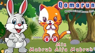 Qomarun mix mabruk alfa mabruk LIRIK Cover aishwa Nahla Sholawat anak animasi kartun lucu Mufti Kids