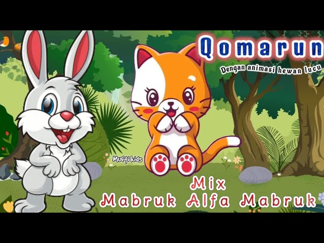 Qomarun mix mabruk alfa mabruk LIRIK Cover aishwa Nahla Sholawat anak animasi kartun lucu Mufti Kids class=