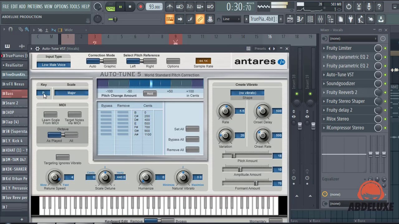 Tune retpath. Auto Tune EVO VST FL Studio 20. Autotune FL Studio 20. Автотюн в фл. Antares auto-Tune Pro VST.