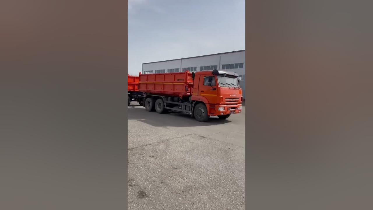 видео про камазы с прицепом настоящие