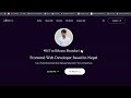Build a Portfolio Website using HTML, CSS, JS & Tailwind