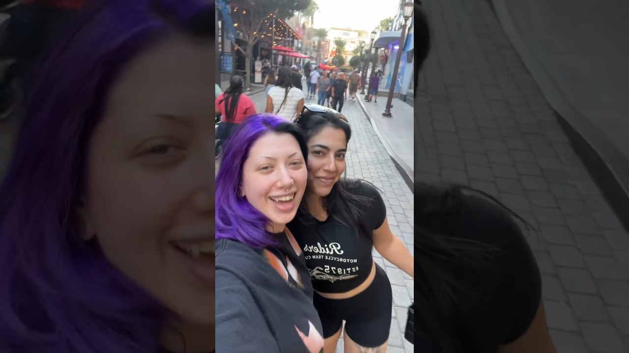 Here’s a cute lil snippet of me and @LuxxCher having a good day🖤🥹 #lasvegas #tattooedgirls