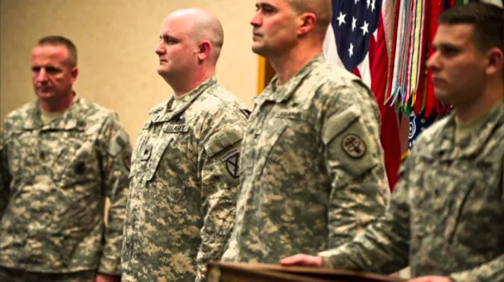 Purple Heart presentation to Sgt. Gregory Cook