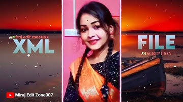 🔰Paser barir kodon Alir choto maya ta🥵 Bangla dj song 📂XML FILE 👇#alight motion@Mirajeditzone007