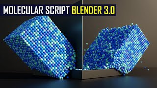 Tutorial: Molecular Addon In Blender 3.0