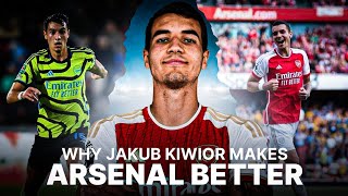 Why Jakub Kiwior Makes Arsenal BETTER | How Jakub Kiwior Elevates Arsenal's Performance #kiwior