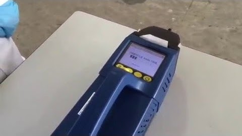 Testing for explosive material