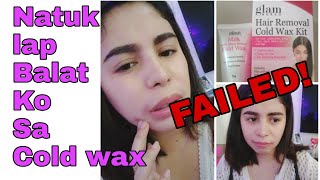 Remove Upper Lip Hair At Home | Glamworks Cold wax | FAILED!!!