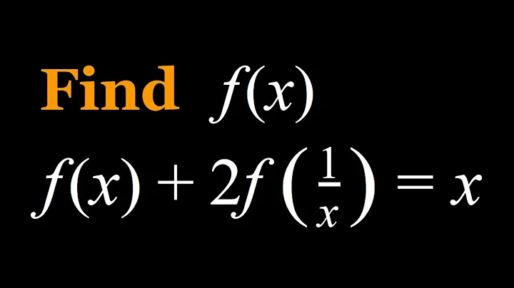 Solving A Quick and Fun Functional Equation