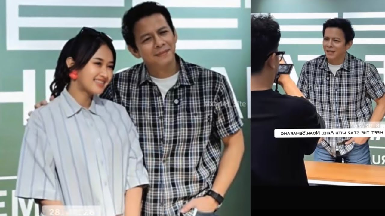 Host Cantik Ini Di Peluk Ariel NOAH Meet & Great GreenLight Semarang.... 