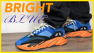 YEEZY 700 V1 Bright Blue Review + On 