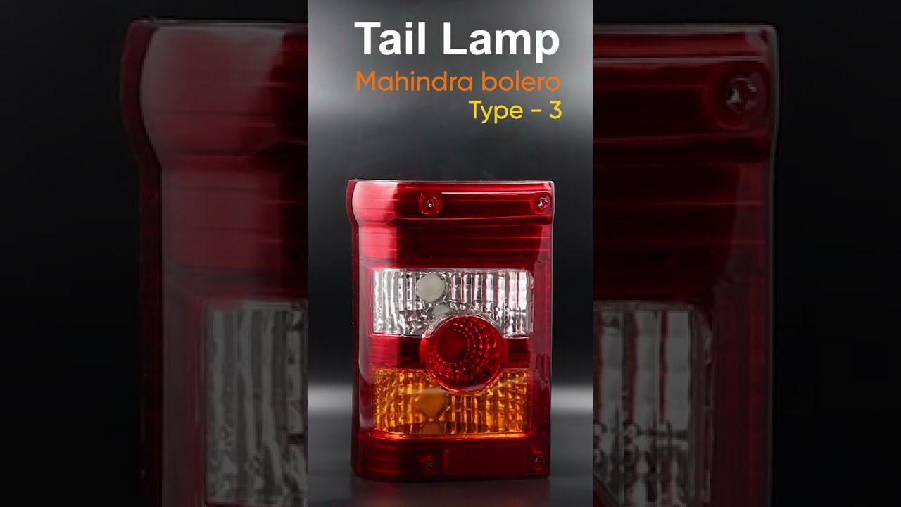 Tail Light Mahindra Bolero Type 3 | Mahindra | Reels | Back Light