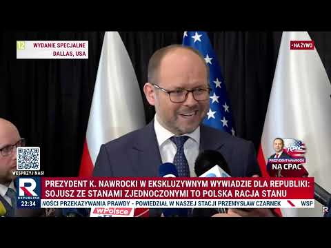 Przydacz: PREZYDENT RP buduje relacje poprzez wspólnotę idei i wartości konserwartywnych!