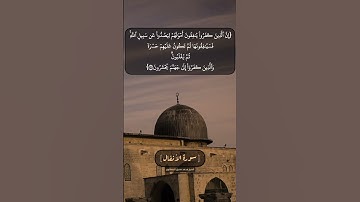 سورة الأنفال الآية ٣٦ و ٣٧ بصوت الشيخ محمد صديق المنشاوي