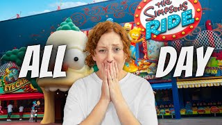 I Rode Simpsons for 8 Hours Straight - Day 6
