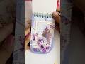 Journal with me | ASMR #purple #scrapbooking #journaling #diy #art #craft #sticker #cute #miniso