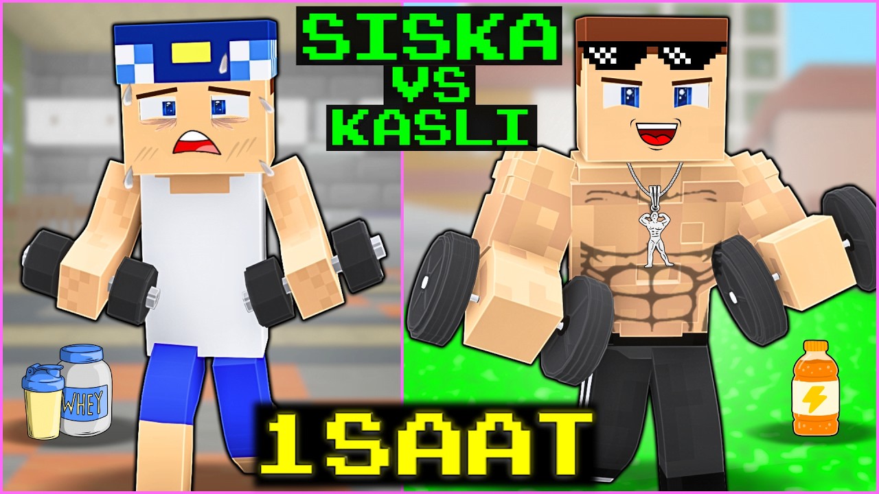 SISKALIKTAN KASLILIĞA DOĞRU KEREM KOMİSER'İN HAYAT FİLMİ! 😱 -Minecraft
