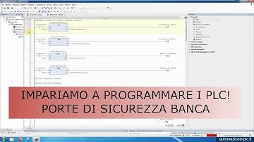 Corso di programmazione PLC Codesys: programma gestione porte banca