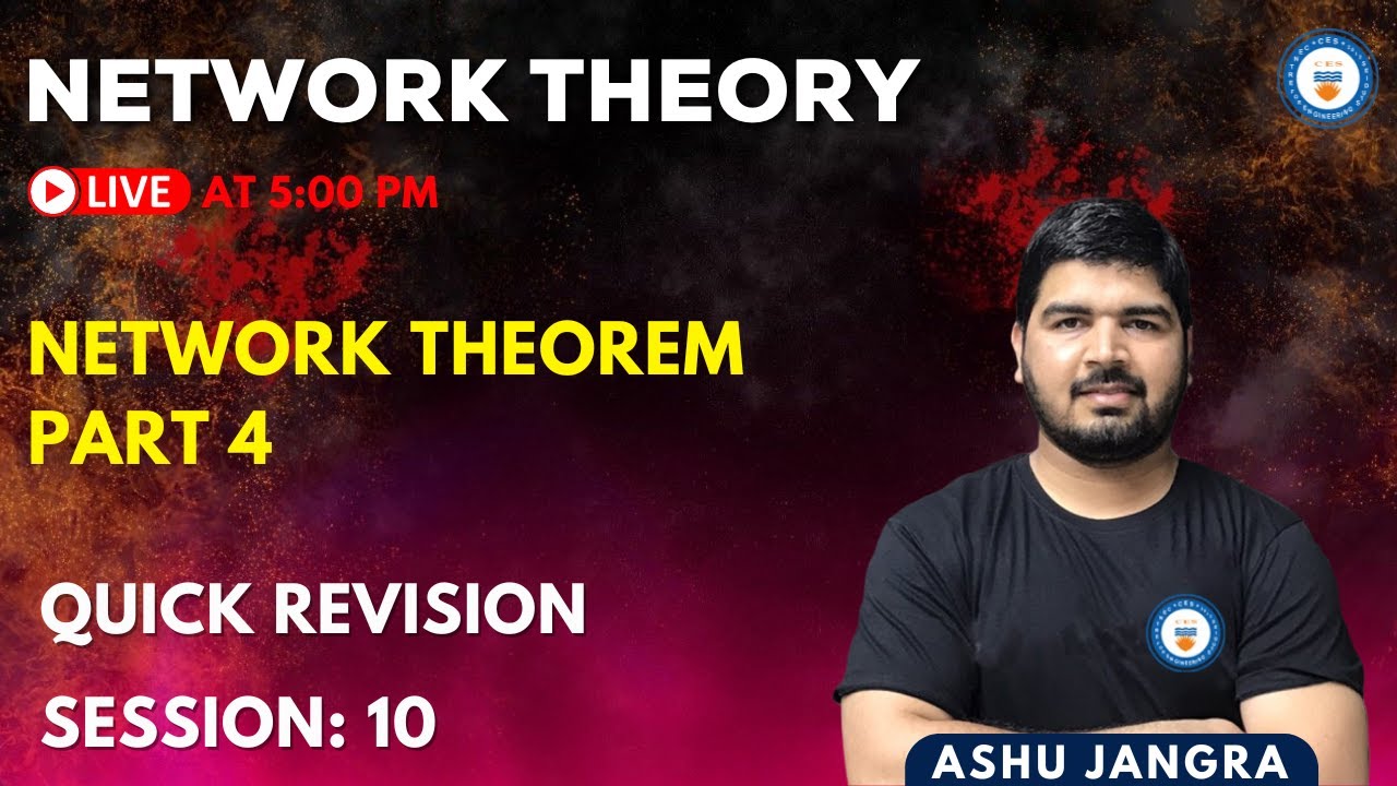 NETWORK THEORY QUICK REVISION SESSION 10 - NETWORK THEOREM PART 4 - YouTube