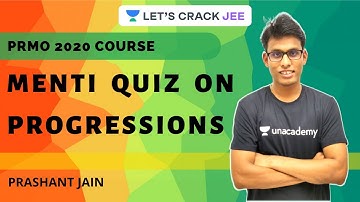 Menti Quiz on Progressions | PRMO 2020 Course | Prashant Jain