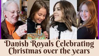 Danish Royals Celebrating Christmas over the years in Pictures