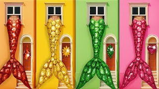 Denizkızı Dördüzler Gizli Ranza Yapıyor! Gerçek Hayatta Denizkızı Nasıl Olunur