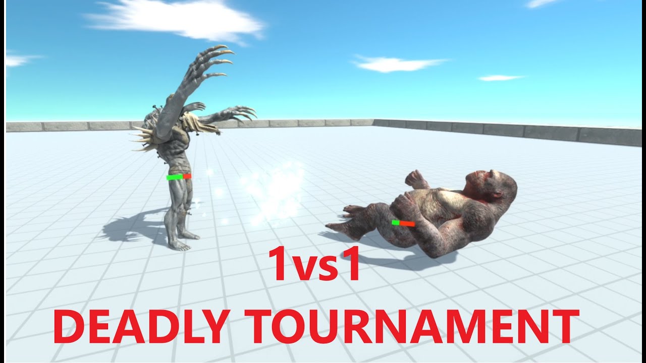 1v1 DEADLY TOURNAMENT of ALL UNITS (PART 1) - Animal Revolt Battle Simulator