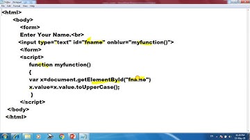 onblur event in javascript