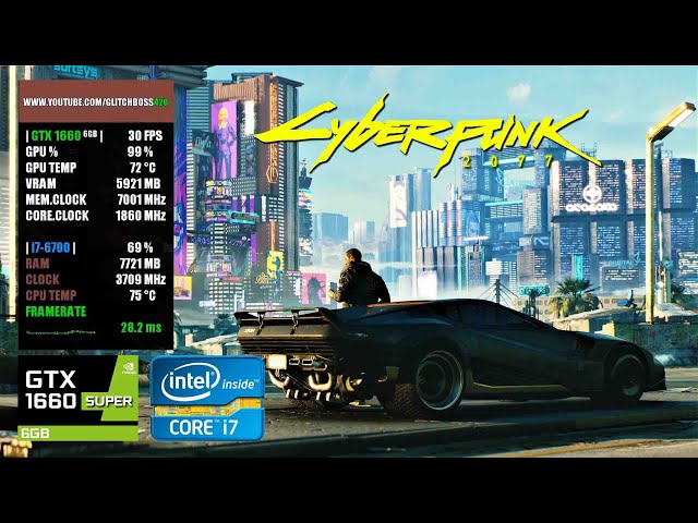 Cyberpunk 2077 | GTX 1660 Super 6GB + i7-6700 + 16GB RAM