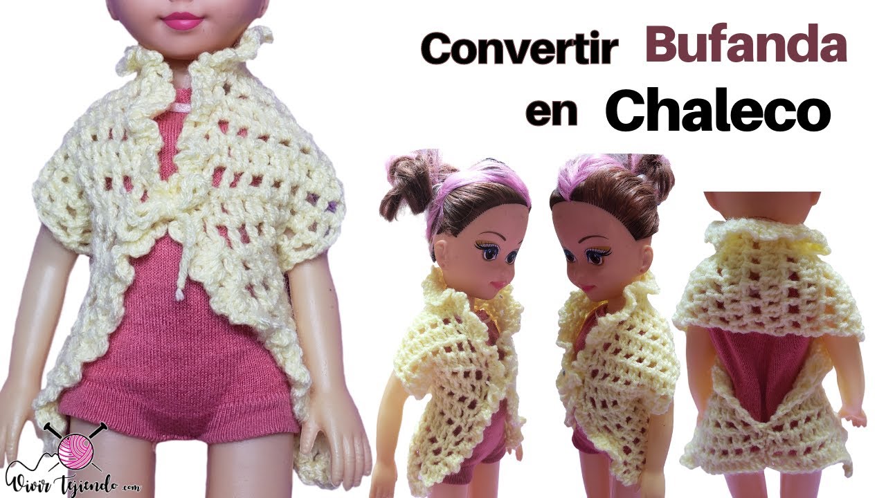 Como tejer chaleco a crochet en todas las tallas