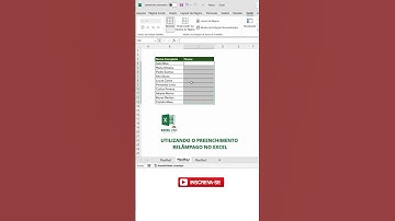 Preenchimento Relâmpago no Excel! #excel #shorts