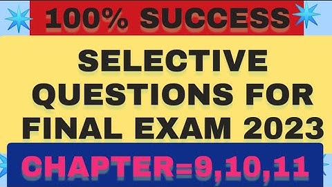 AHSEC, Class 12 Maths, Selective Questions for H.S. final Exam, Chapter 9,10,11