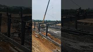 Warehouse Construction #steelstructure #warehouse  #buildings #buildingservicesengineering