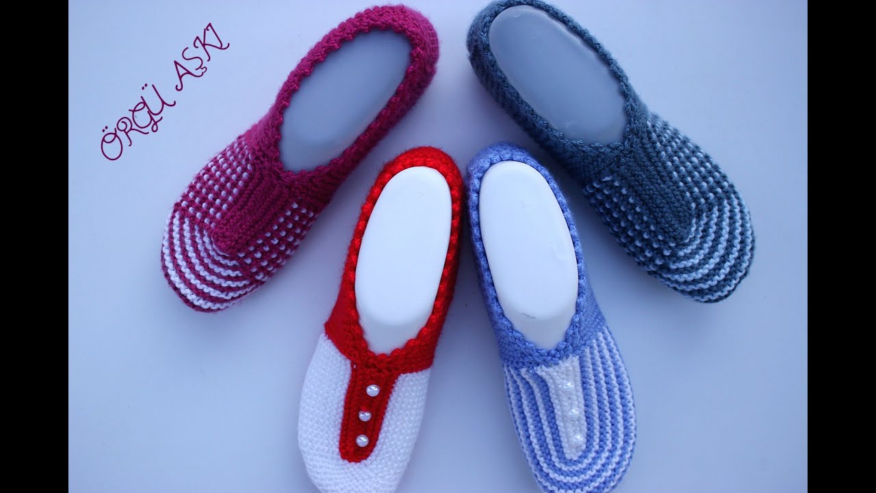 Очень легкие пинетки, сделанные без швов //Ботинки с приданым (подзаголовок)(37 число)