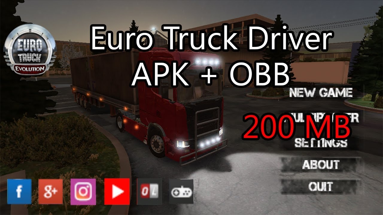 Euro Truck Driver apk + obb YouTube