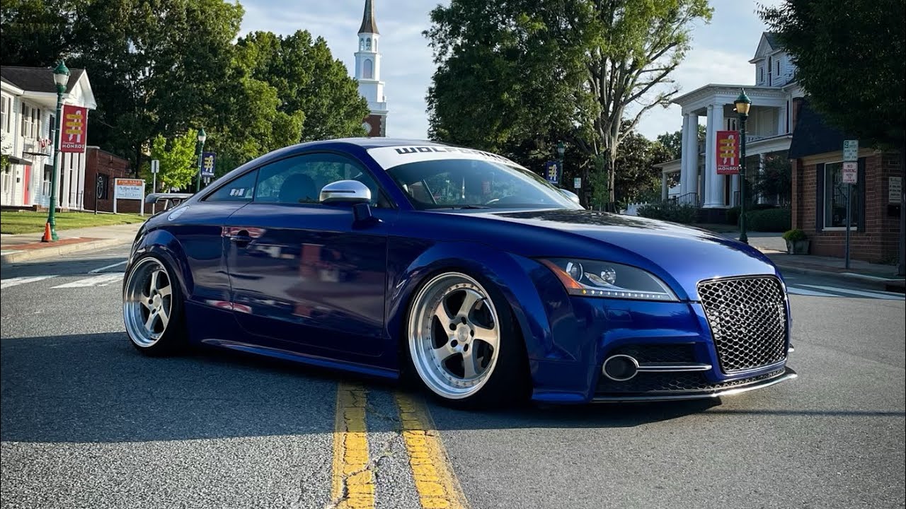 Audi TT-S on air bags, how to do it