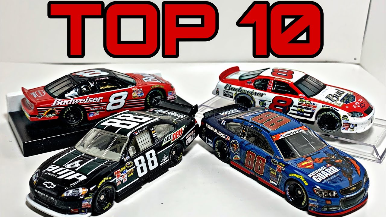TOP 10 DALE EARNHARDT JR 1:64 NASCAR DIECAST