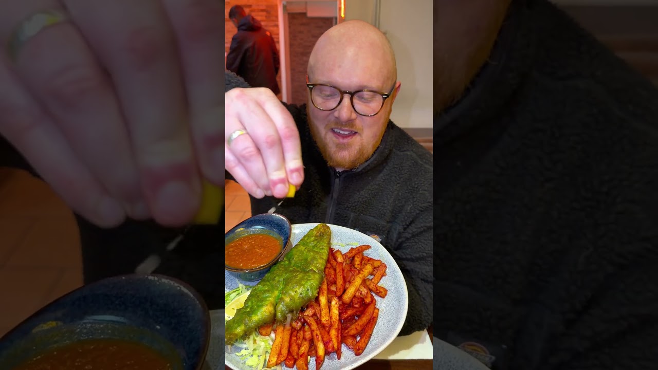Trying viral bangali fish and chips #fishandchips #birmingham #bangali #foodie