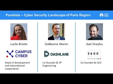 Webinar - Cyber Security Landscape of Paris Region