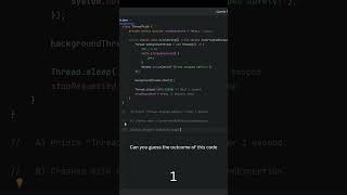 Thread tricky question #javainterviewquestions #javaprogramming #javatricks