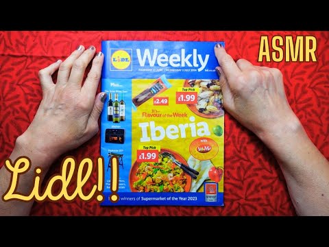 ASMR | Iberia Week at Lidl! Whispered Sales Circular Browsing