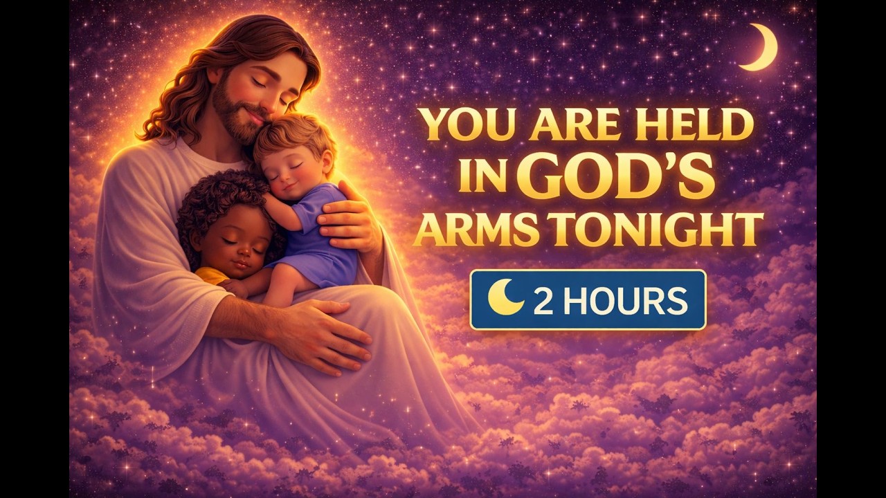 🌙 You Are Held in God’s Arms Tonight | 2 Hours of Peaceful Christian Sleep Music