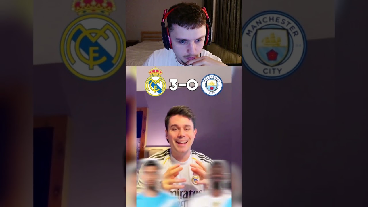 Real Madrid Vs Manchester City Combined XI Reaction