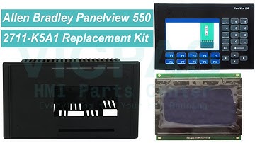 How to Repair 2711-K5A1L1 Panelview 550 Terminals Keypad LCD Case?