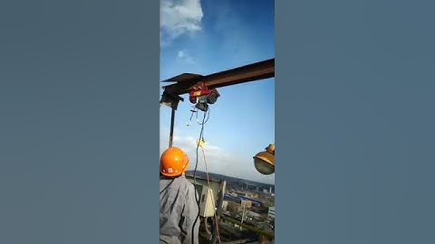 mini electric hoist application on construction sites
