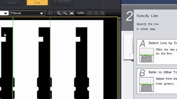CV-X Machine Vision System: Dimensions / Geometry Tools