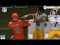 Madden 26 Chicago Bears vs Green Bay Packers Wild Card Playoffs Simulation 2026 PS5 Game Play