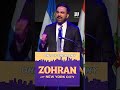 Newly elected NYC mayor Zohran Mamdani speaks directly to Trump as he celebrates his win